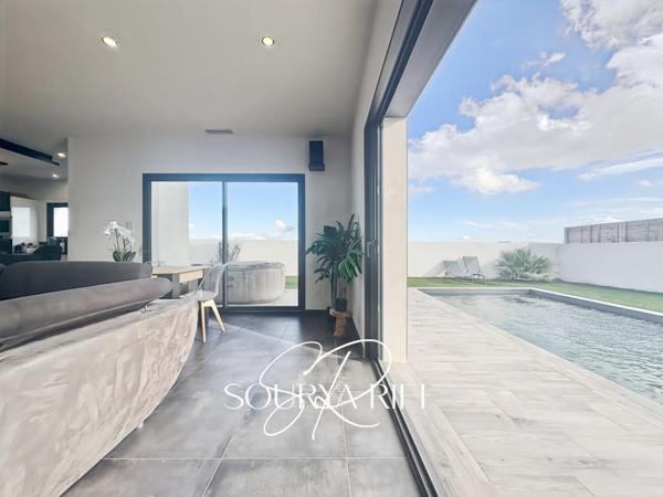 VILLA DE PLAIN-PIED,  PISCINE, CONQUES SUR ORBIEL, 110 M2