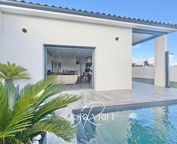 VILLA DE PLAIN-PIED,  PISCINE, CONQUES SUR ORBIEL, 110 M2