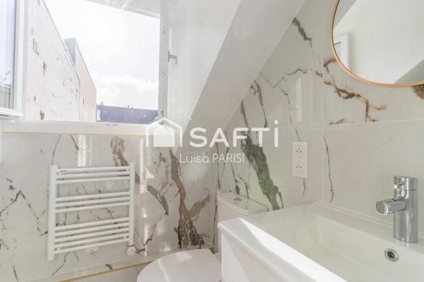 Studio au 3ème et dernier étage - refait avec goût !