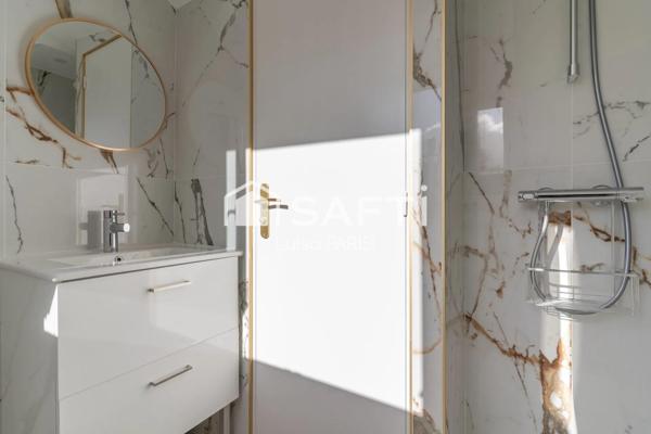 Studio au 3ème et dernier étage - refait avec goût !