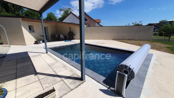Propriété avec maison 5 pièces - piscine - hangar pour bateau et place de port - CORRE (70)