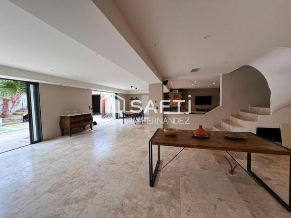 Maison T6 avec piscine et garage