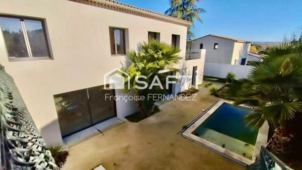 Maison T6 avec piscine et garage