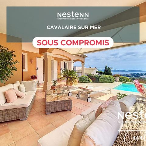 Villa Cavalaire-sur-Mer 7 pièce(s) 170 m², Piscine, Pleine Vue Mer, 4 chambres, garage 55 m²