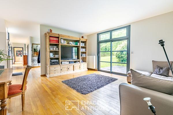 Splendide maison d’architecte avec vue exceptionnelle sur la campagne