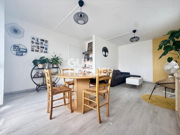 Appartement 3 pièces rénové avec balcon et parking