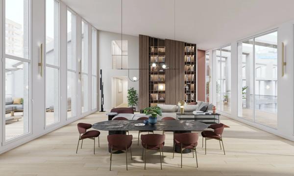 Exceptionnel T6 neuf de 227m² + Terrasse + Parking au coeur de Bordeaux