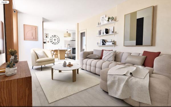Appartement à vendre    2 pièces • 58,04 m2 Élancourt