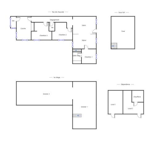 Maison
                                                                                                                                                                                                                                                                                                                        5 pièce(s)                                                                                                                                                                                                          3 chambre(s)                                                                                                                                                                                                          100  m²