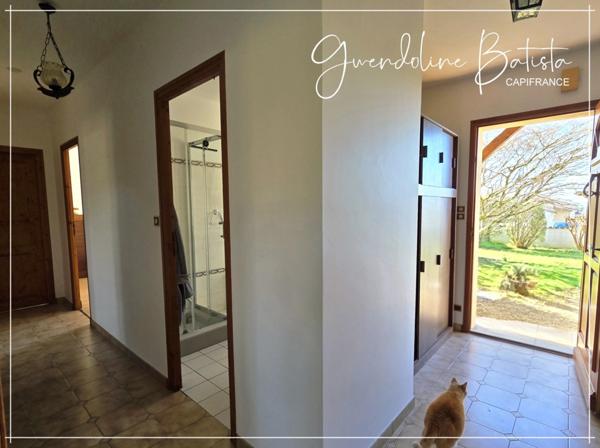 Maison plain-pied 121m² - 4 Chambres - Terrain 2116m² - CREYSSE