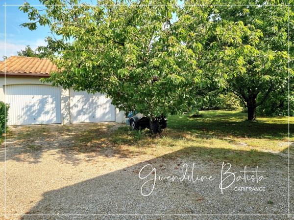 Maison plain-pied 121m² - 4 Chambres - Terrain 2116m² - CREYSSE