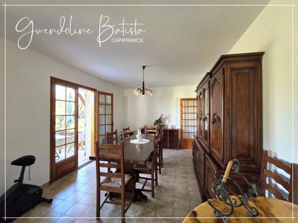 Maison plain-pied 121m² - 4 Chambres - Terrain 2116m² - CREYSSE