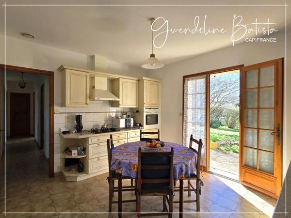 Maison plain-pied 121m² - 4 Chambres - Terrain 2116m² - CREYSSE