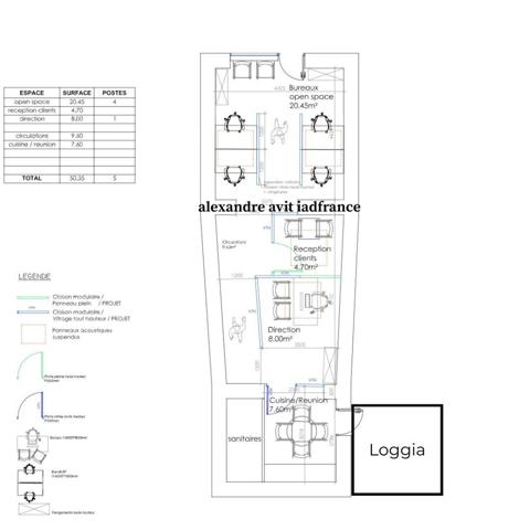 Bureaux à vendre 50 m² Nantes