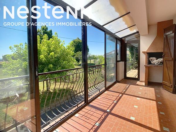 A vendre Maison de 181 m2, 4 chambres + Hangar et bureau, ideal pour un artisan à Calignac