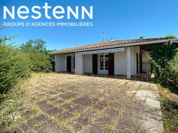 A vendre Maison de 181 m2, 4 chambres + Hangar et bureau, ideal pour un artisan à Calignac