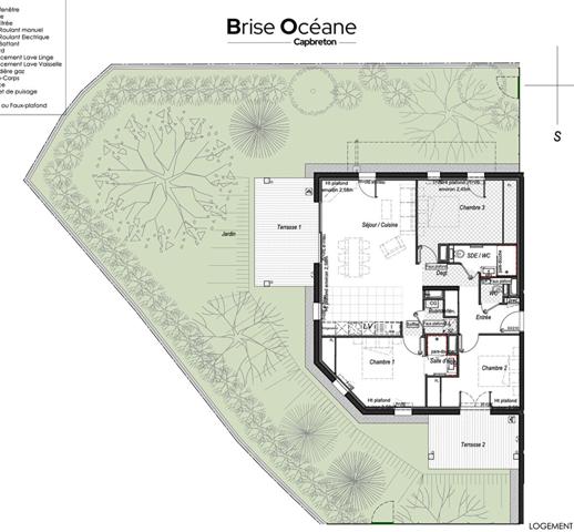 Appartement Capbreton 4pièce(s) 86m2