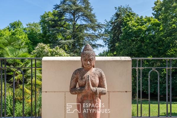 Propriété de charme dans un écrin boisé au pied du golf