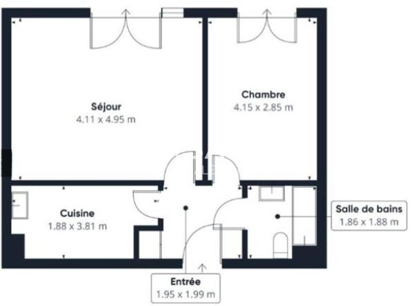 Vente Appartement 2 pièces - Puteaux Centre ville