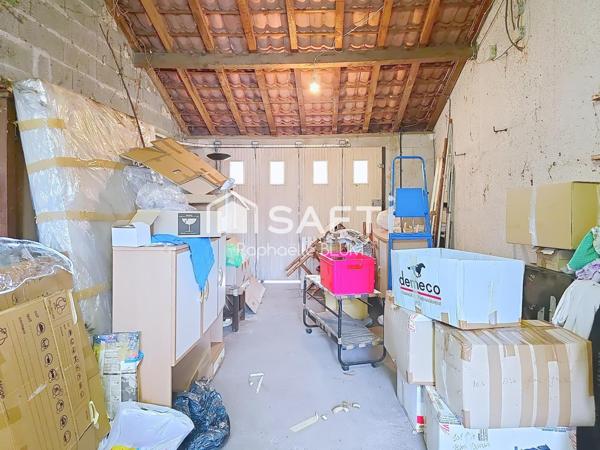 Plain pied à fort potentiel dans quartier prisé.