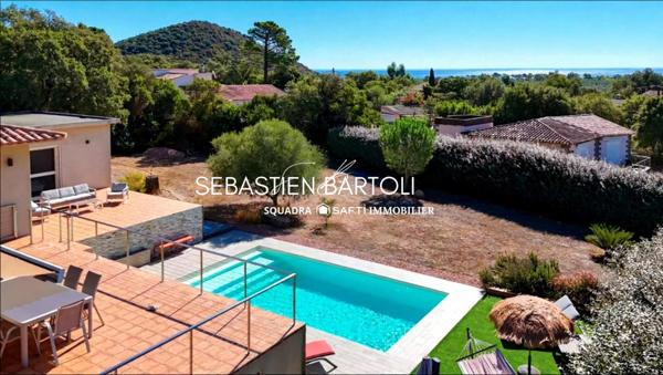 Villa individuelle avec vue mer et piscine
