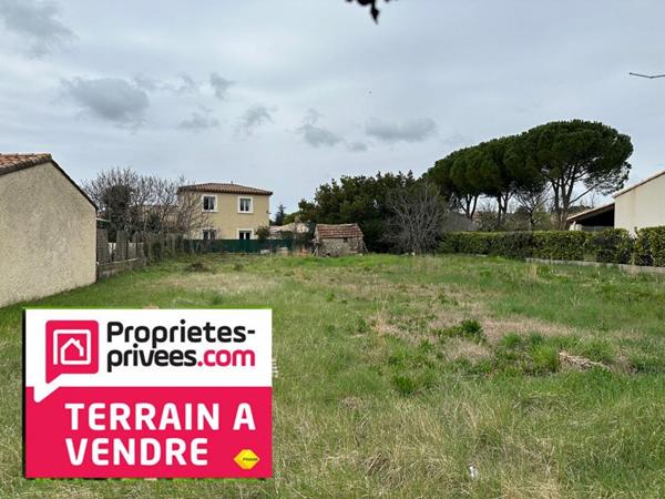 Terrain constructible à Clapiers 392 m2