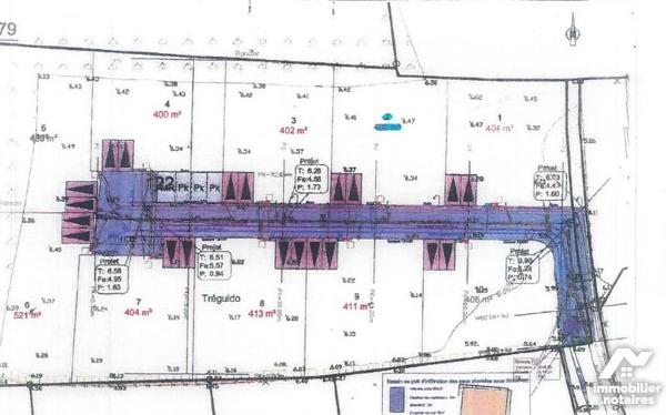 Exclusivité Terrain à bâtir de 400m² à LOCTUDY B794
