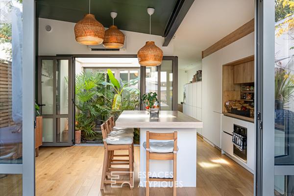Loft dans une ancienne chaudronnerie avec terrasse et patios