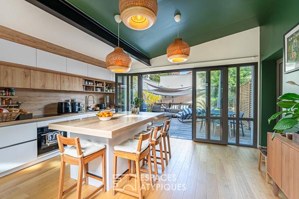 Loft dans une ancienne chaudronnerie avec terrasse et patios