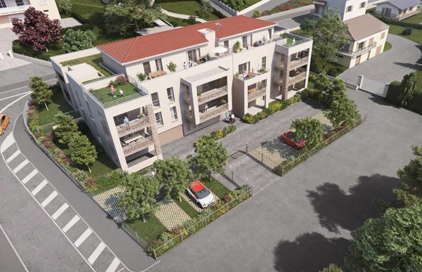 Beau T3 avec terrasse dans résidence neuve de standing