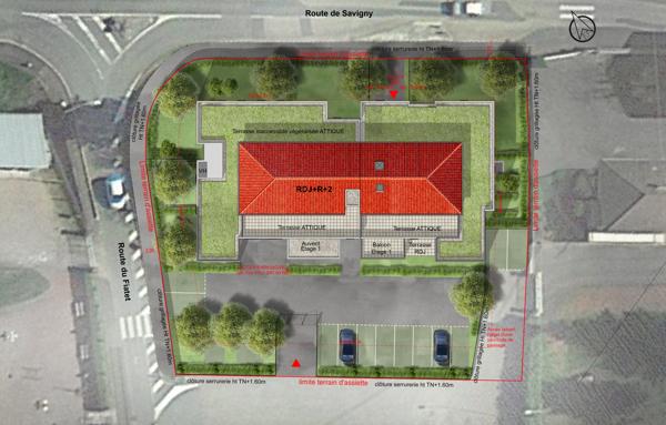 Beau T3 avec terrasse dans résidence neuve de standing