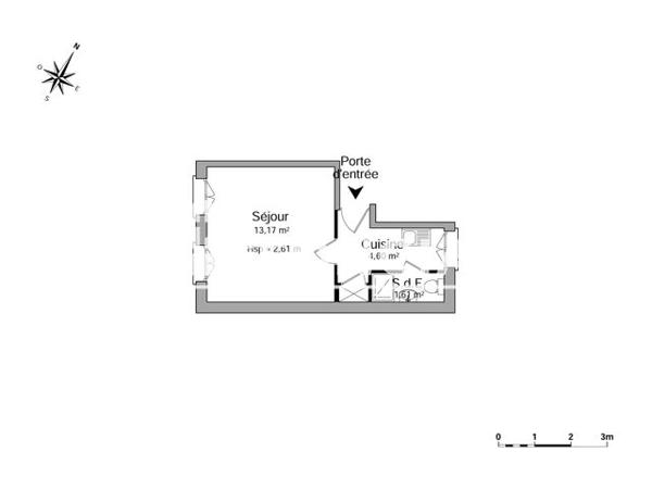 Location Studio 19.4 m² - 144 ROUTE DE PLAISANCE Toulon 83200