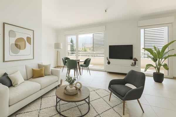 Appartement T4 de 82 m² en rez de jardin à VOREPPE (38)