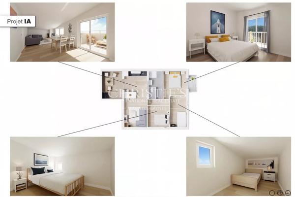 CLAOUEY, pied à terre de 3 chambres au pied des commerces