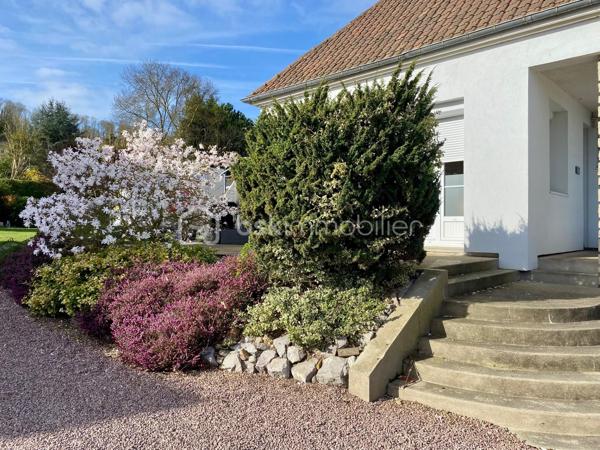 Découvrez ce pavillon  sur un terrain clos et arboré de 1300 m² comprenant :
Au rez-de-chaussée : Séjour-salon avec accès à la terrasse et au jardin ouvert sur une cuisine aménagée et équipée, 2 chambres avec placards, salle d'eau, w-c avec lave-mains.
A l'étage : beau palier desservant 2 chambres, salle de bains avec w-c, grenier aménageable.
Sous-sol avec garage, grande dépendance.
Double vitrage avec volets roulants.
Chauffage central gaz de ville.
Ne manquez pas cette opportunité de vivre proche des commodités, transports, écoles et commerces accessibles en quelques minutes.