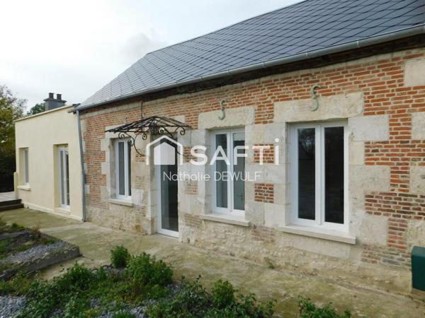 A 22 mn de Laon. Maison 3 chambres, jardin,  garage  entièrement refaite à neuf.