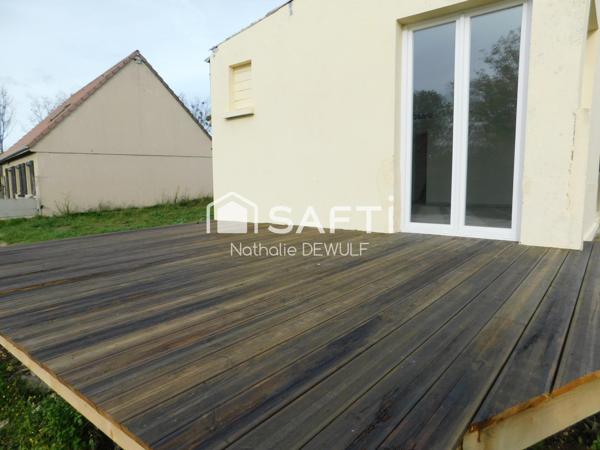 A 22 mn de Laon. Maison 3 chambres, jardin,  garage  entièrement refaite à neuf.