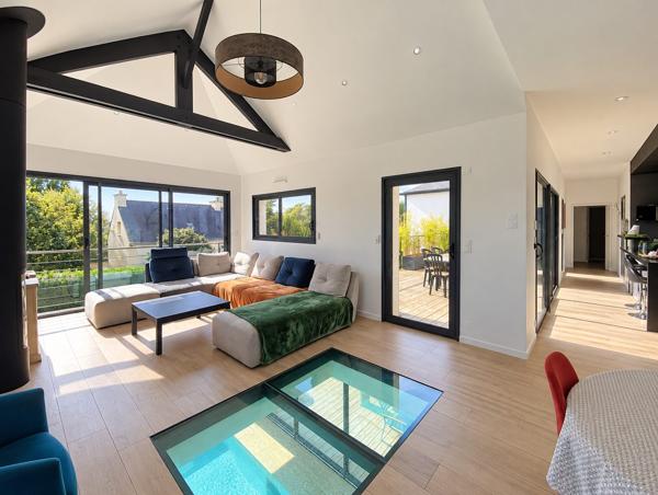 Propriété MODERNE vue sur le Golfe du Morbihan à vendre