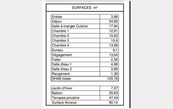 Vente Appartement P5 5P duplex 122m2 - 70m2 Terrasse- PK neuf Saint-ouen   
