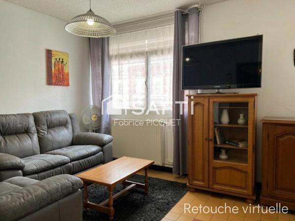 Maison semi individuelle avec 4 chambres et garage