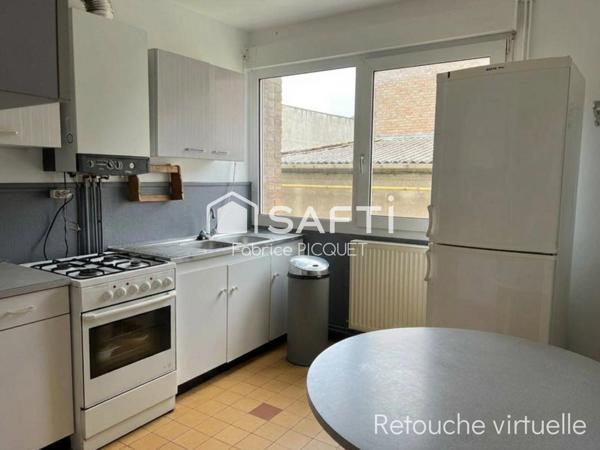 Maison semi individuelle avec 4 chambres et garage