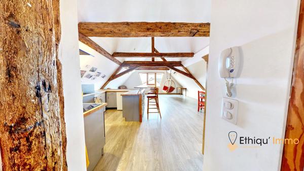 F3- 59 m² / 79 m² au sol – jardin – parking – faibles charges – proche Colmar