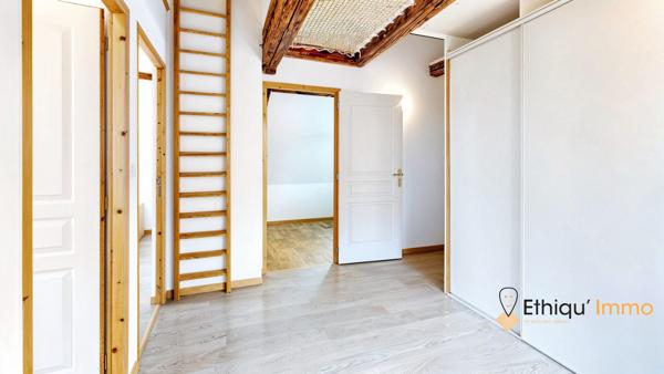 F3- 59 m² / 79 m² au sol – jardin – parking – faibles charges – proche Colmar