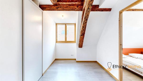 F3- 59 m² / 79 m² au sol – jardin – parking – faibles charges – proche Colmar