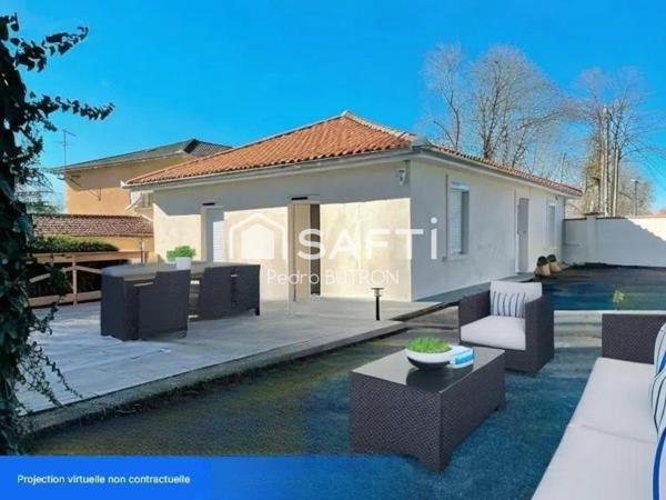 Maison située au milieu d'un parc et proche lac