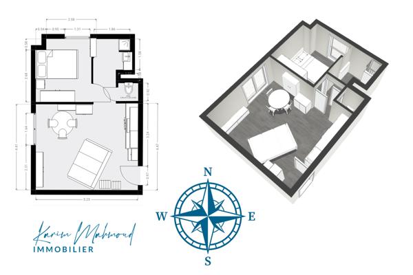 Appartement à vendre 2 pièces 39 m² Sète