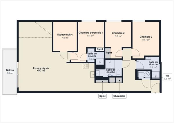 Haute Savoie (74), à vendre SAMOENS - Domaine skiable Grand Massif - Appartement 4 chambres