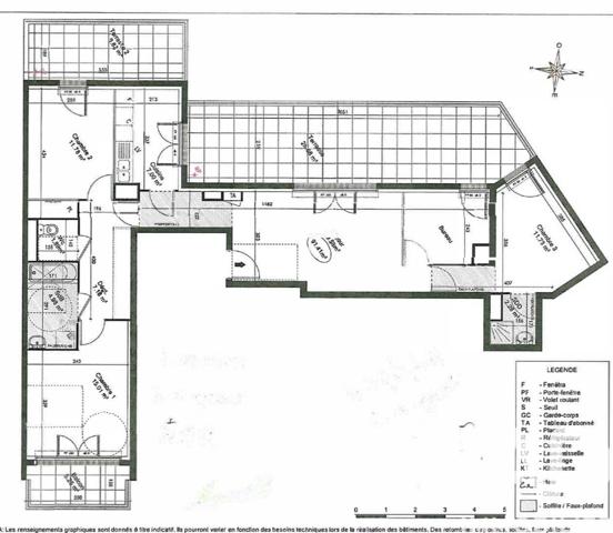 Appartement à vendre 5 pièces 100 m² Gennevilliers
