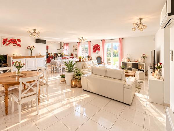 Maison de plain-pied récente, Volumes exceptionnels & fort potentiel