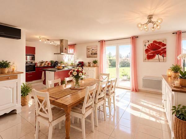 Maison de plain-pied récente, Volumes exceptionnels & fort potentiel